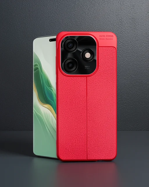 Tecno Spark Go 2024 Kılıf Auto Focus Kapak - Kırmızı