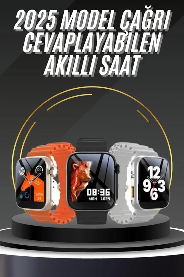 Yeni Nesil Bluetooth Bağlantılı Akıllı Saat Sosyal Medya Girişli Uyku Takibi görsel 2