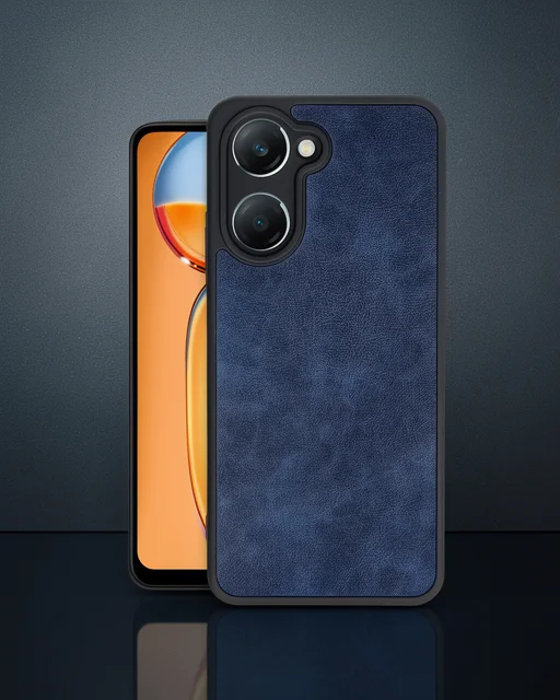 Vivo Y18 Kılıf Aras Deri Kapak - Lacivert