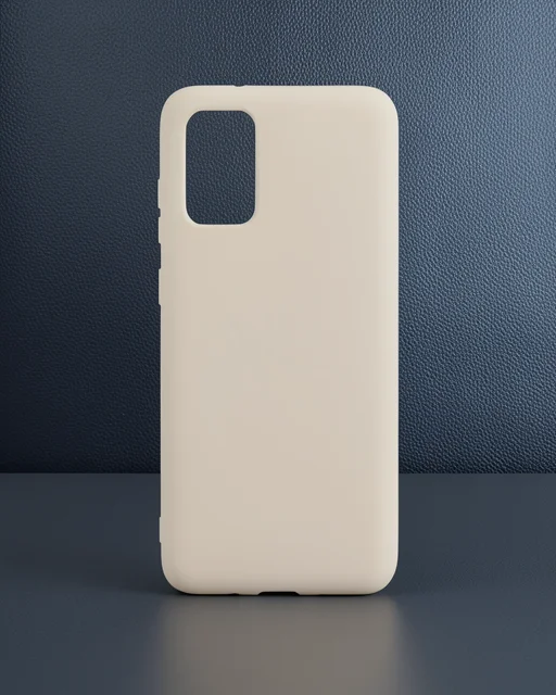 Samsung Galaxy S20 Kılıf Nano İçi Kadife Silikon - Pudra