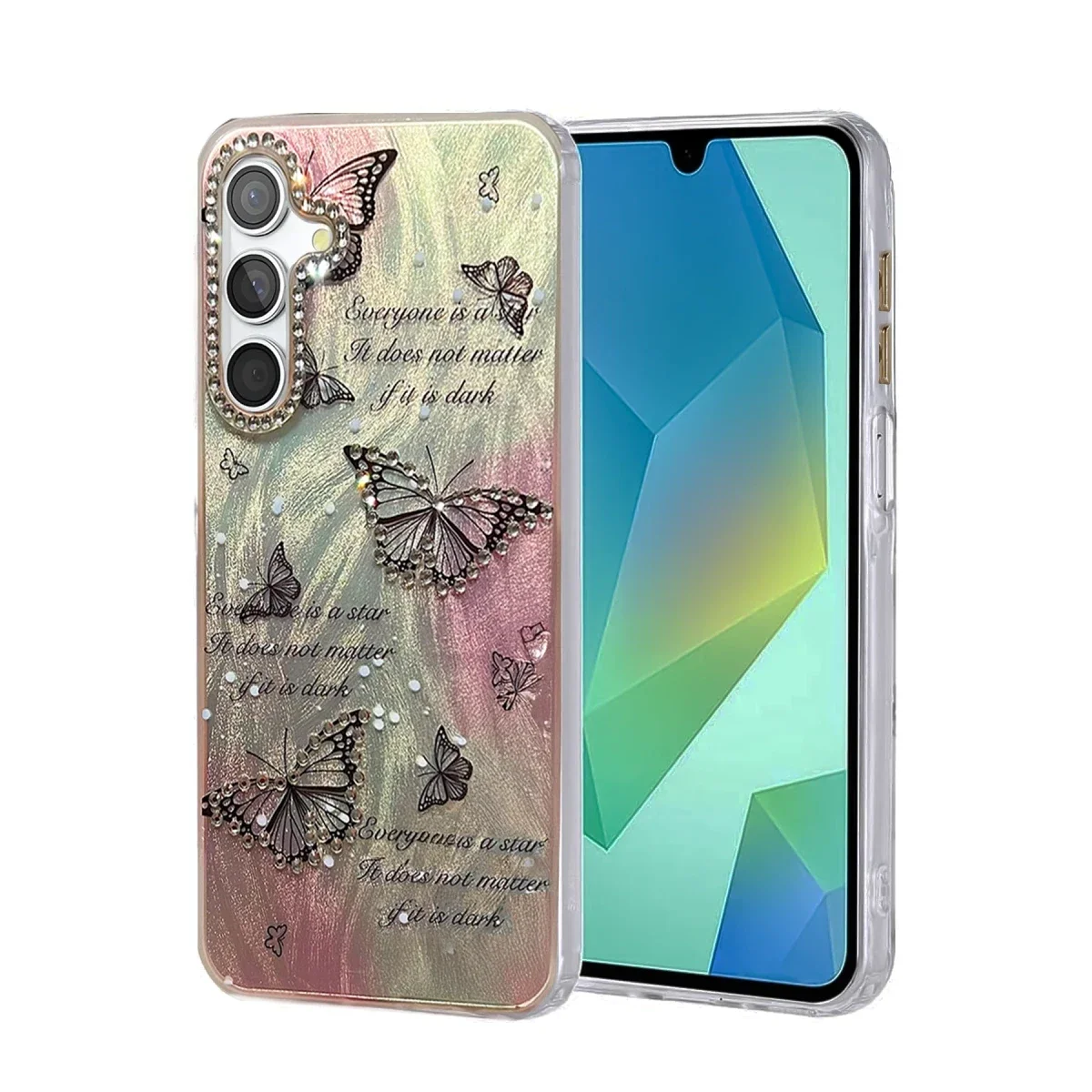 Samsung Galaxy S25 Kılıf Blade Aynalı Desenli Kapak - Desen 6