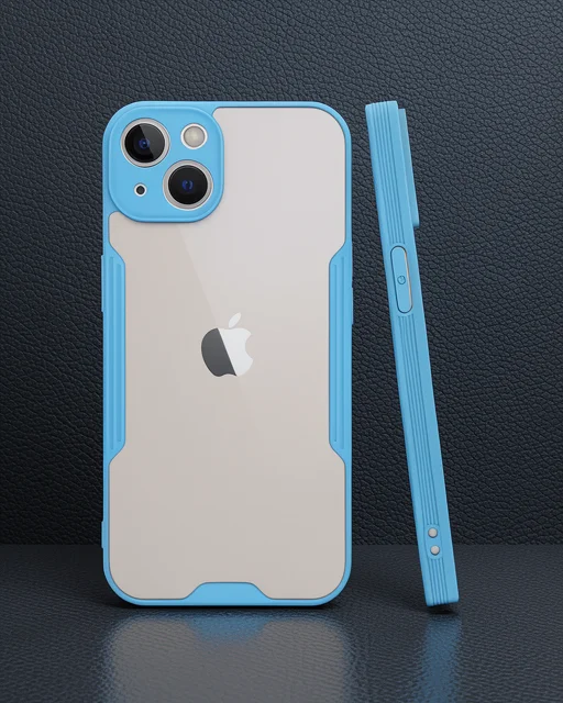 Apple İphone 14 Plus Kılıf Platin Silikon - Mavi