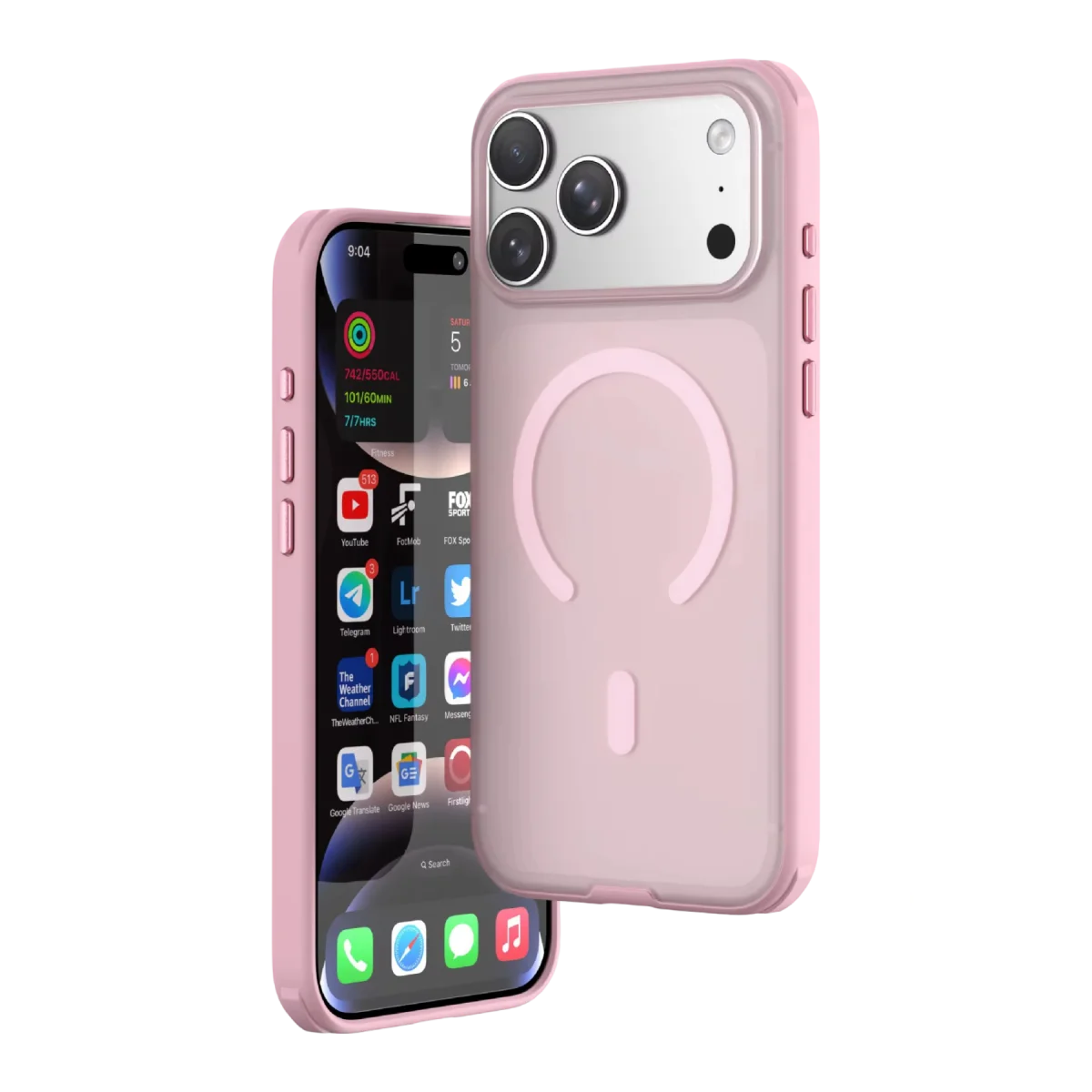 Joko Apple iPhone 18 Pro/17 Pro Mim Magsafe Kapak - Pembe