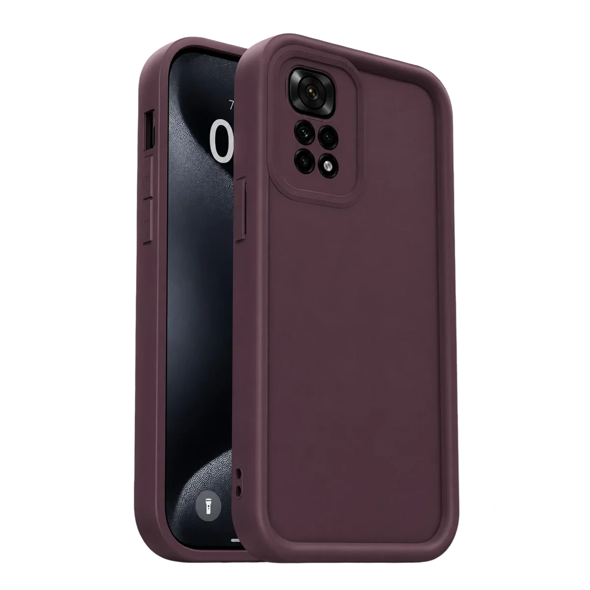 Xiao Red 10 2022 Kılıf Viera Silikon - Mürdüm görsel 3