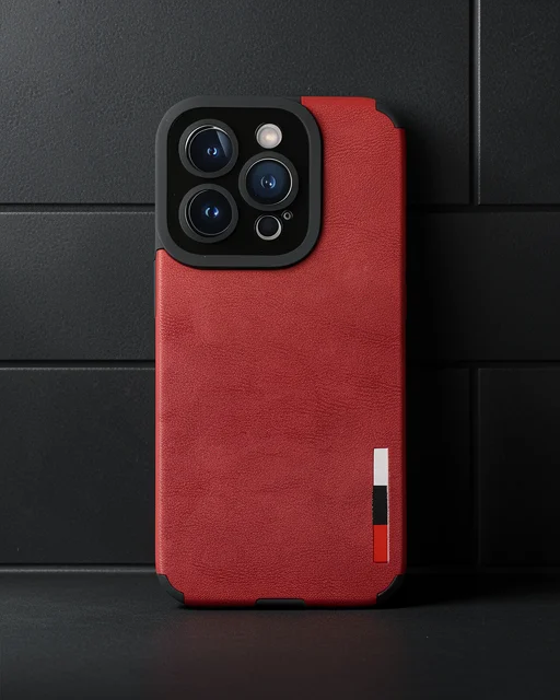 Apple İphone 14 Pro Kılıf Loop Deri Silikon - Kırmızı