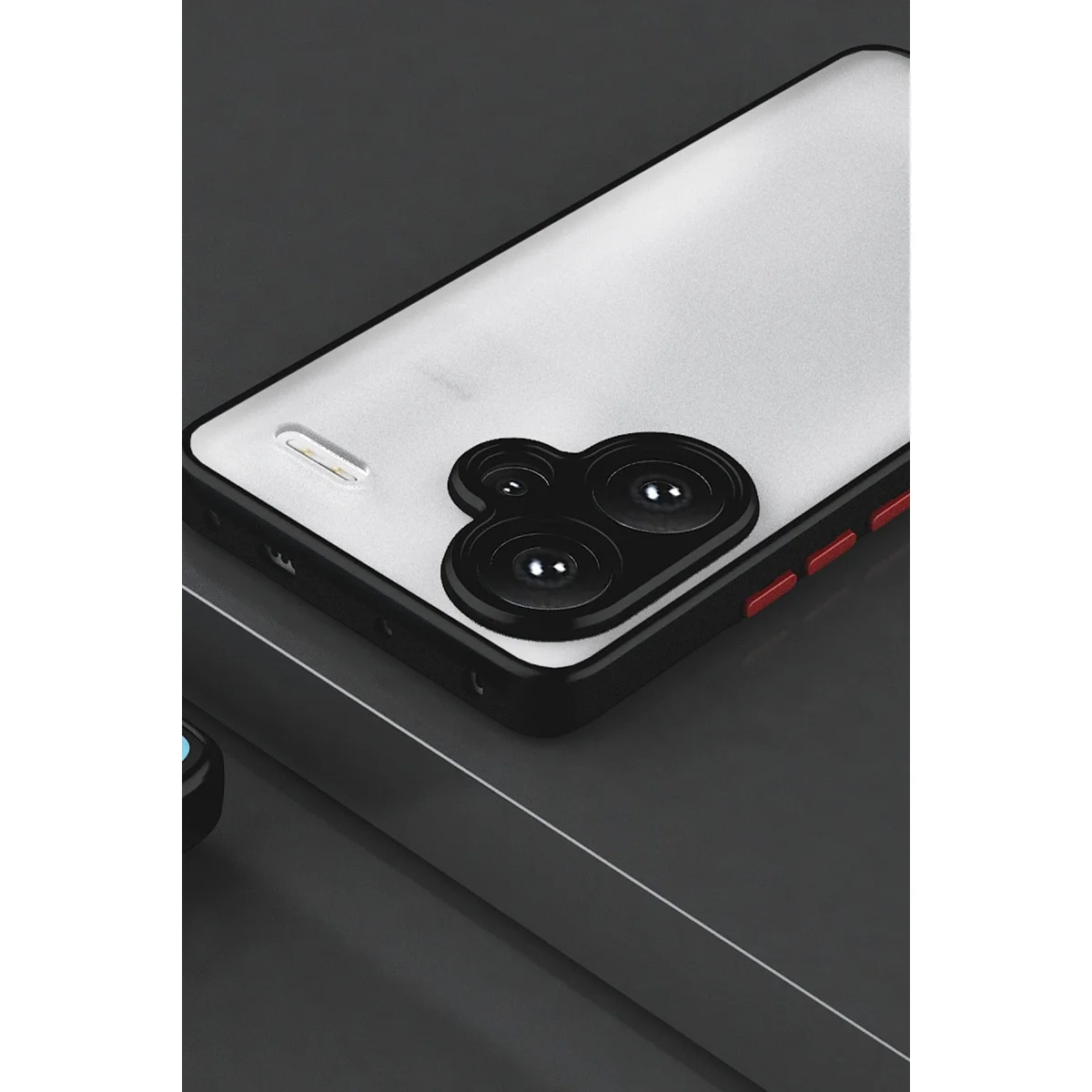 Xiaomi Redmi Note 13 Pro Plus Kılıf Montreal Silikon Kapak - Siyah görsel 4