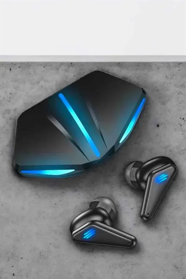 Bluetooth Oyuncu Kulaklığı Led Işıklı Kablosuz ANC Özelliği görsel 5