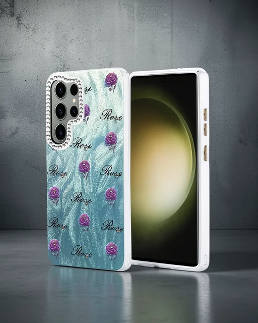 Samsung Galaxy S25 Ultra Kılıf Blade Aynalı Desenli Kapak - Desen 9