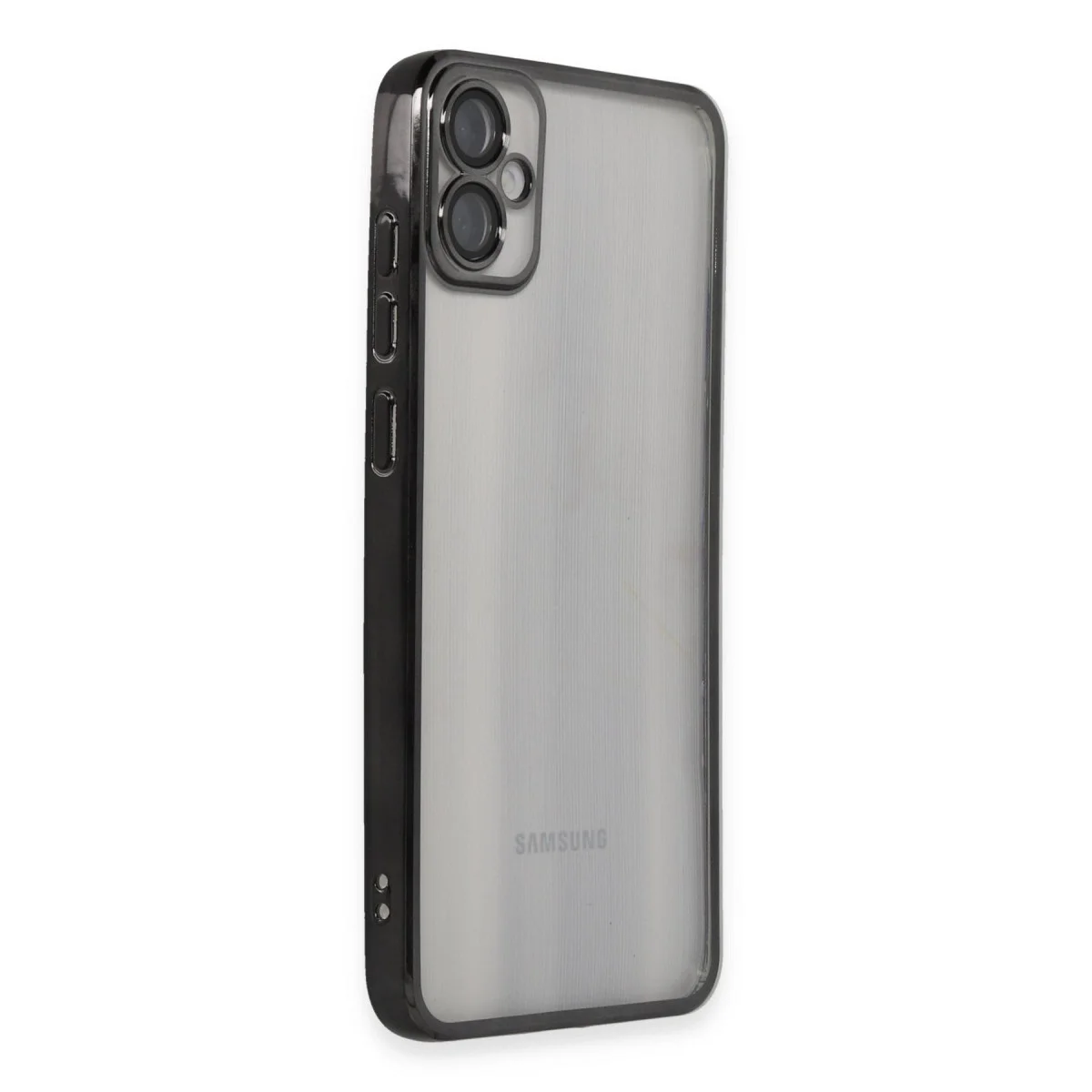 Samsung Galaxy A05 Kılıf Razer Lensli Silikon - Siyah görsel 2