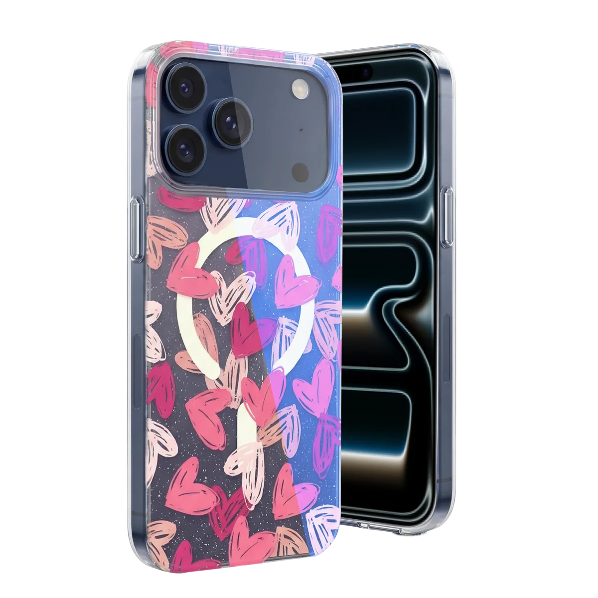 Onegif Apple iPhone 17 Pro Max Desina Magsafe Kapak - Desen 6