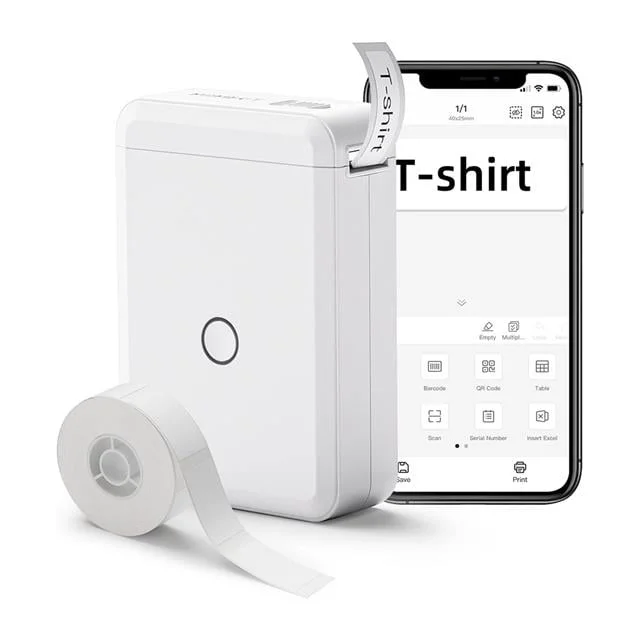 PM-20343 Kablosuz Taşınabilir Bluetooth’lu Etiket Makinesi görsel 4