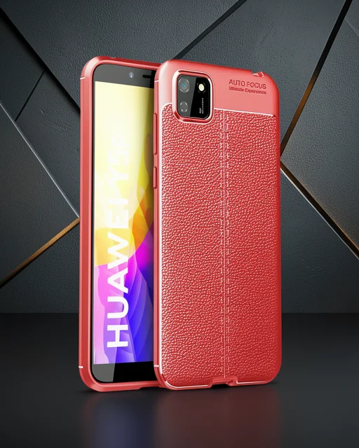 Huawei Y5p Kılıf Auto Focus Kapak - Kırmızı
