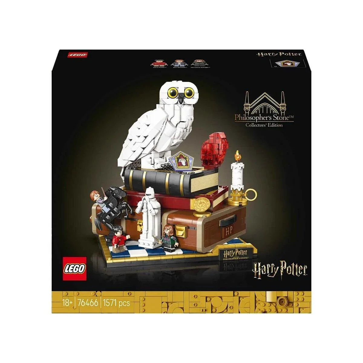 76466 Lego Harry Potter Felsefe Taşı – Collectors Edition 1571 parça +18 yaş görsel 8