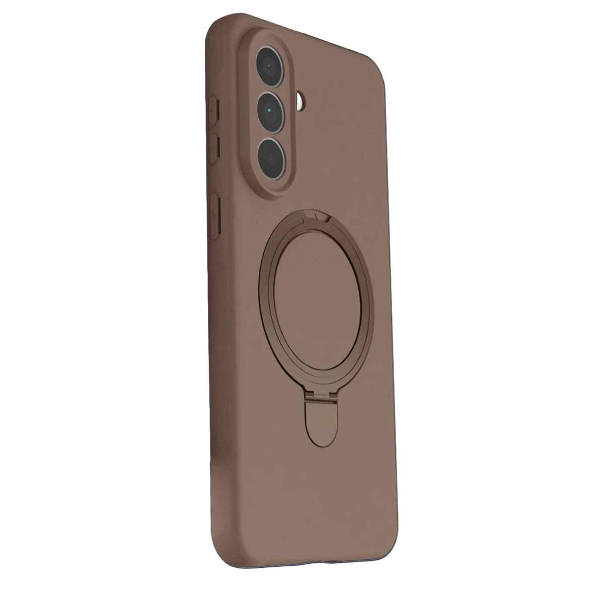 Samsung Galaxy A57 5G Regal Magsafe Standlı Kapak - Çöl Titanyum görsel 3