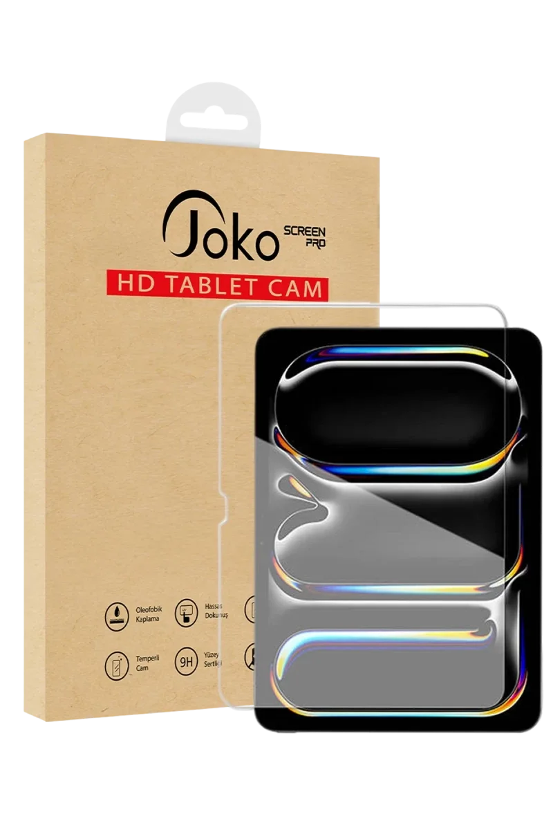 Joko Apple iPad 9.7 (2017) HD Tablet Cam Ekran Koruyucu - Şeffaf