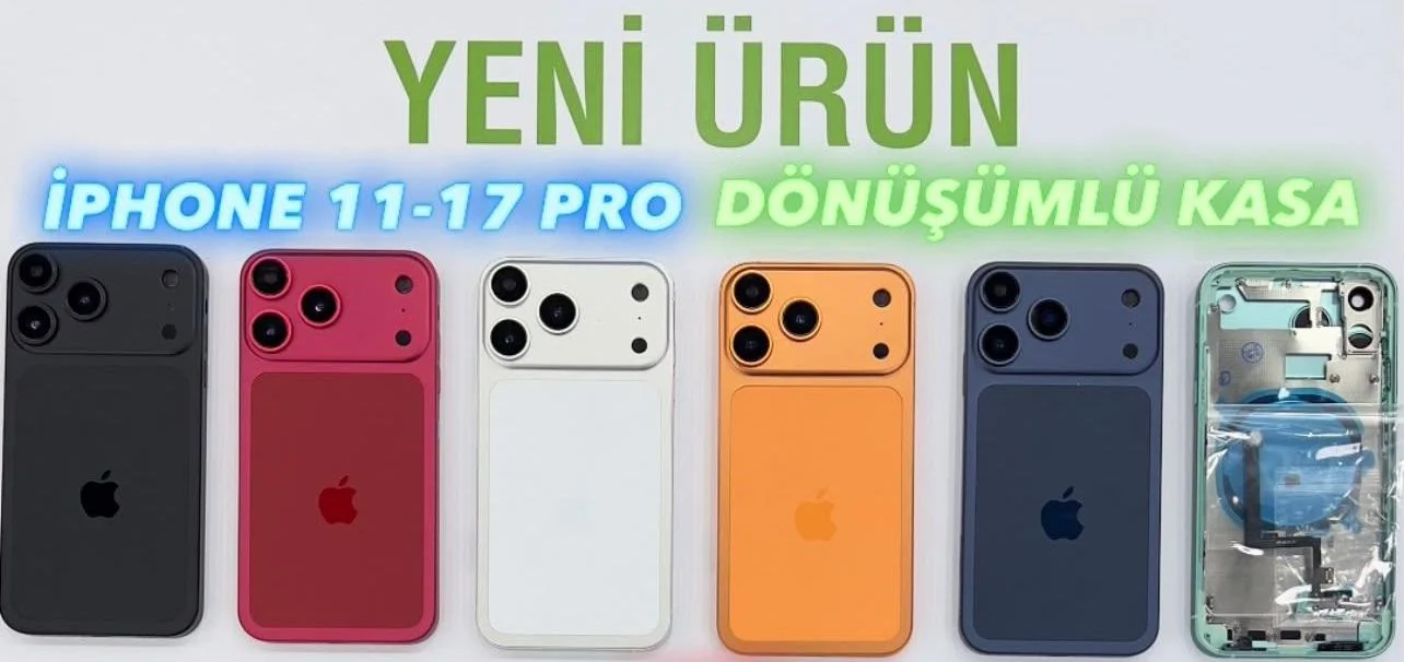 iPhone 11 - 17 PRO'ya Dönüşüm Kasa (MAVİ) görsel 2