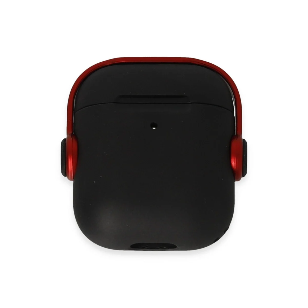 Apple Airpods 2 (2.nesil) Cool Kılıf - Siyah-kırmızı görsel 2