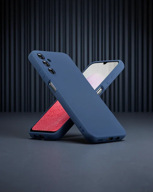 Samsung Galaxy A34 5g Kılıf First Silikon - Lacivert