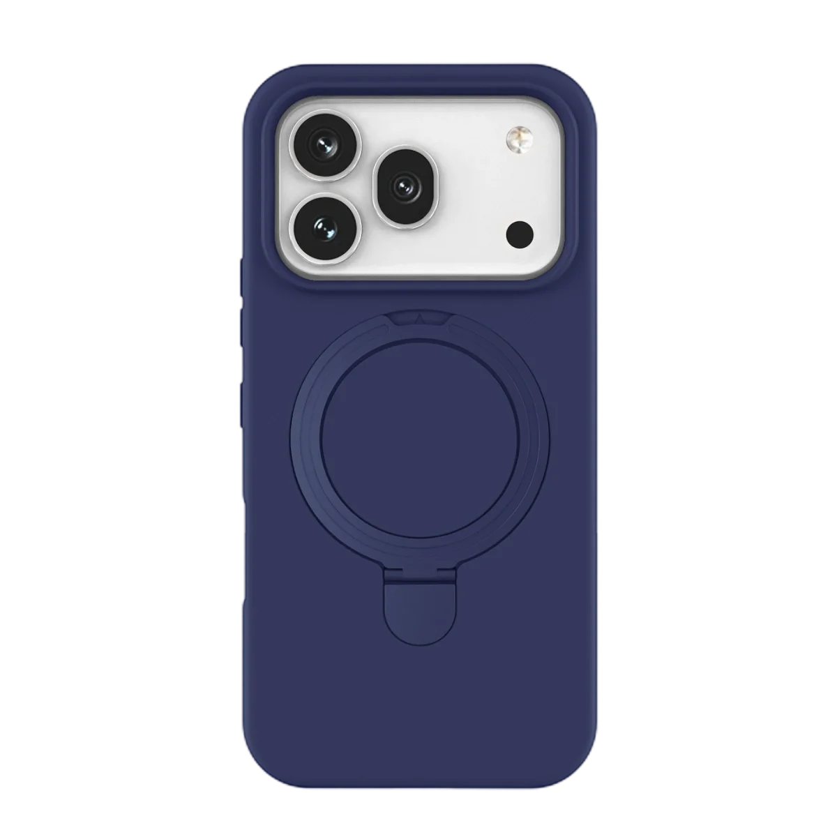 Huawei Honor 600 Pro Regal Magsafe Standlı Kapak - Lacivert görsel 3