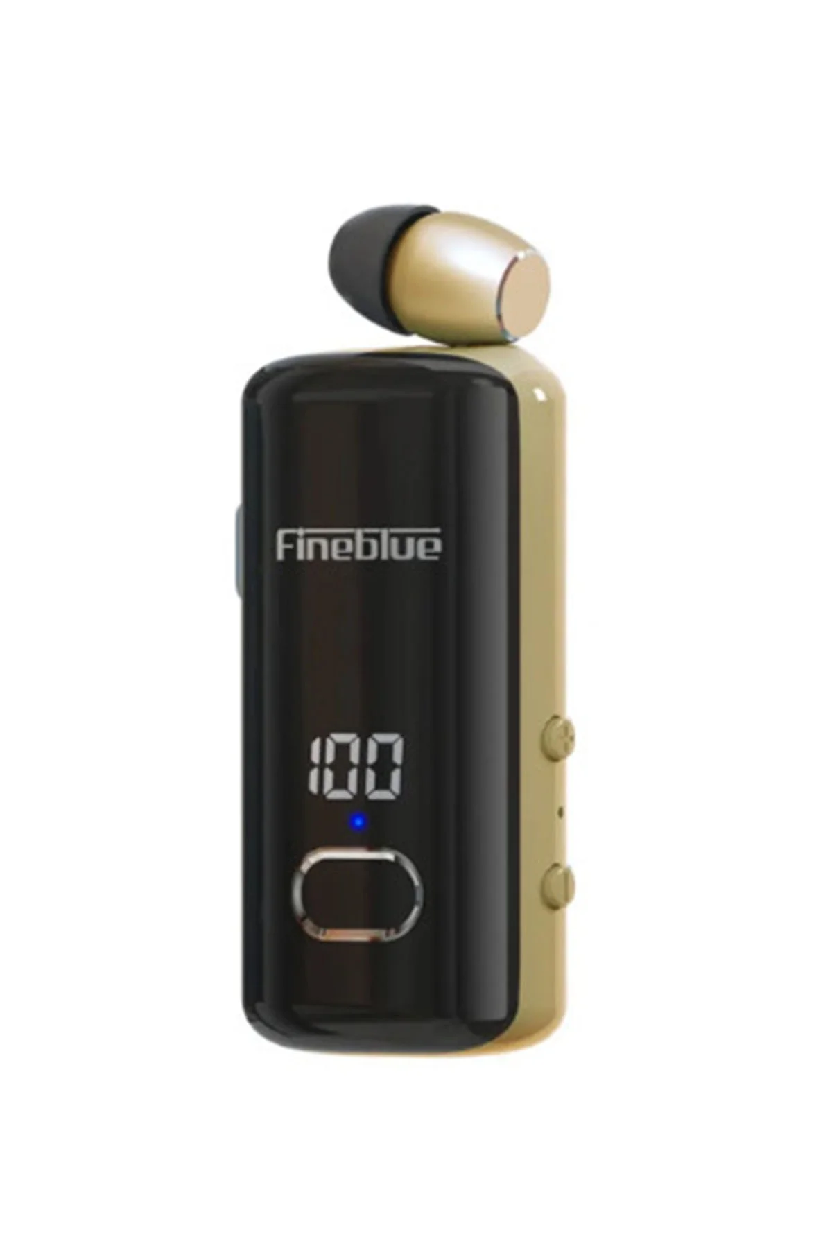 Fineblue F580 Dijital Göstergeli Makaralı Titreşimli Bluetooth Kulaklık Gold