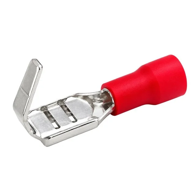 PM-39066 0,5-1,5mm2 Kesit 23x5x6mm Soket Kırmızı İzoleli Kablo Pabucu (100’lüPaket) görsel 4