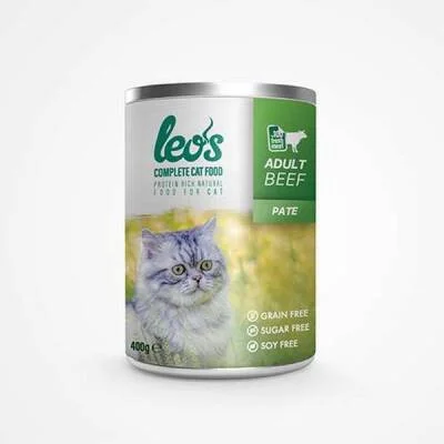 Sığır Etli Pate Yetişkin Kedi Konservesi 12 Adet 400 Gr