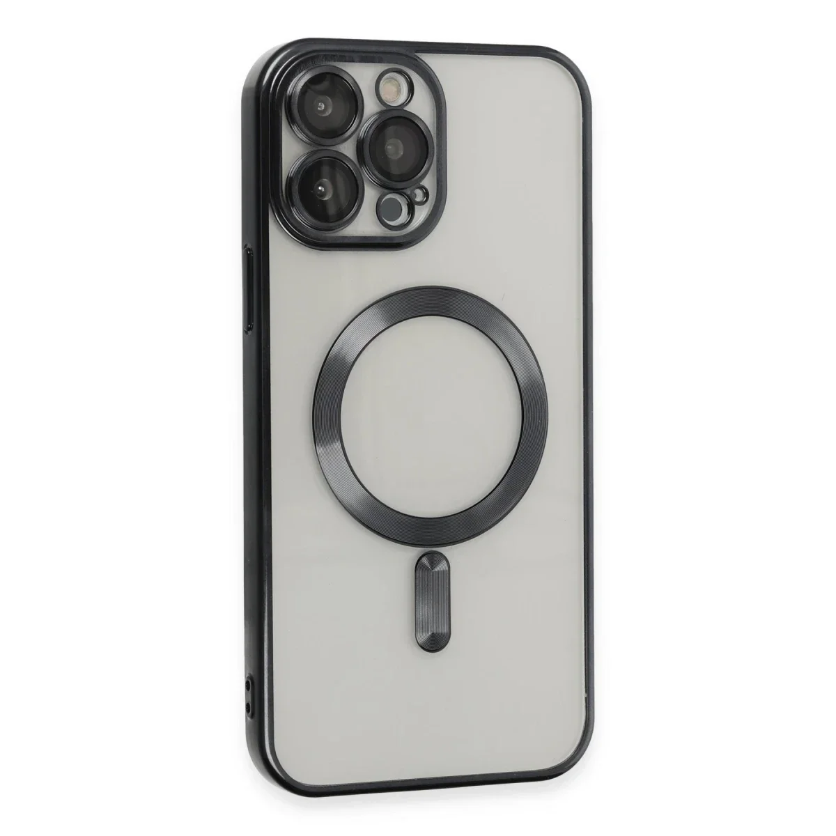Apple iPhone 15 Pro Max Kılıf Kross Magneticsafe Kapak - Siyah görsel 2