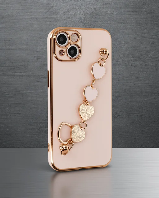 Apple İphone 14 Kılıf Esila Silikon - Pudra