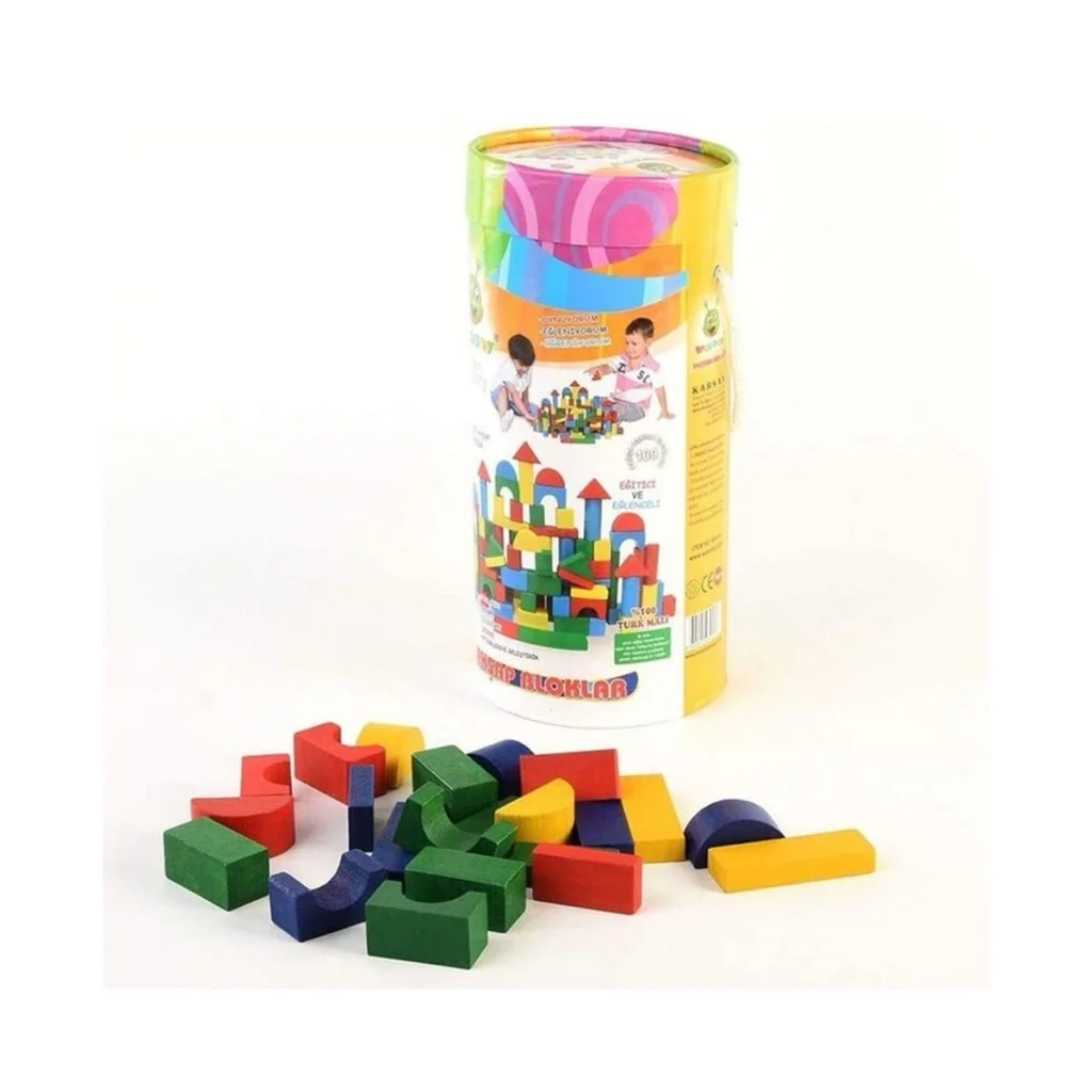 KR016 100 Parça Küçük Kovalı Bloklar 12