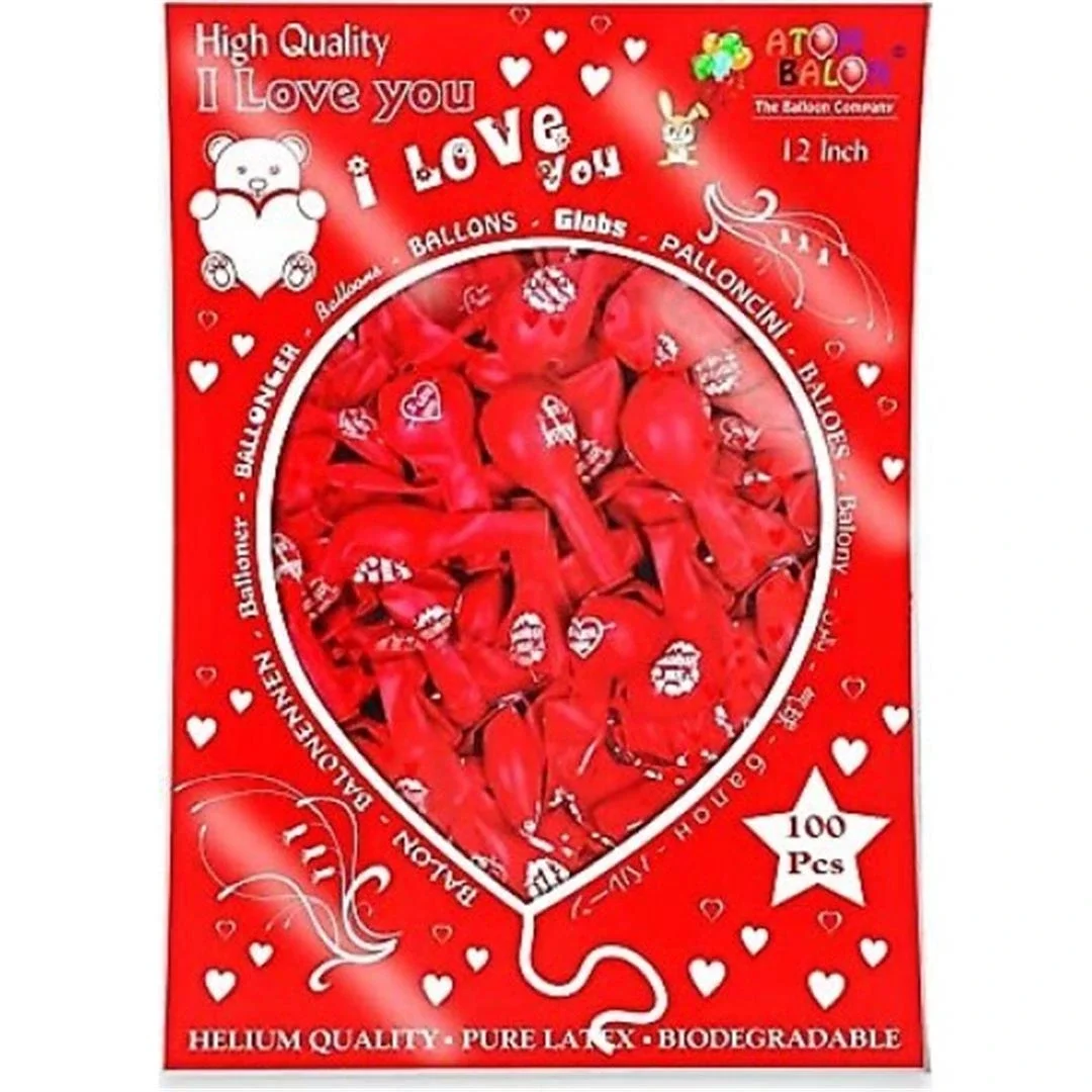 I Love You Seni Seviyorum Balon