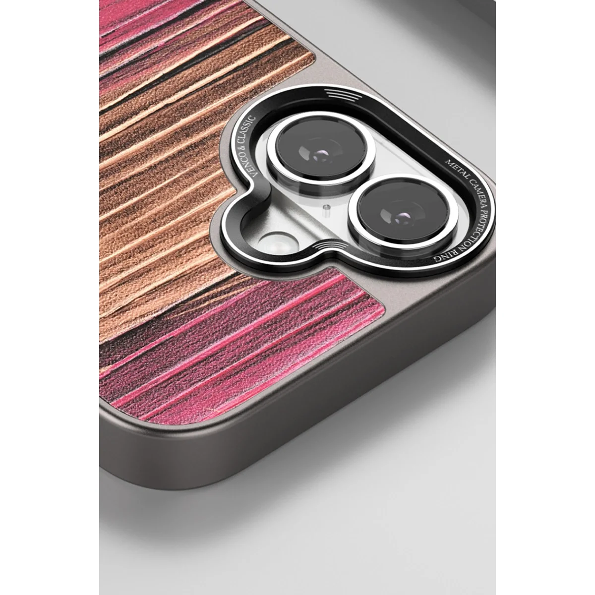 Venco Apple İphone 16 Pro Wave Kapak - Pembe görsel 2