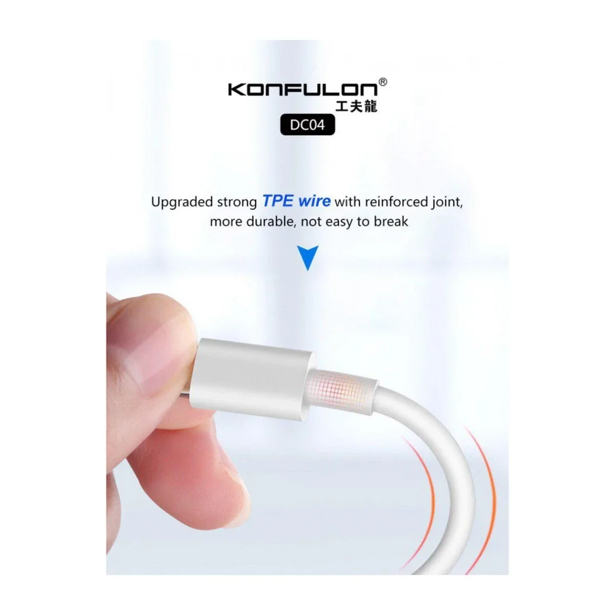 Konfulon DC04 Süper Hızlı Micro USB Kablo 1M 2A görsel 3