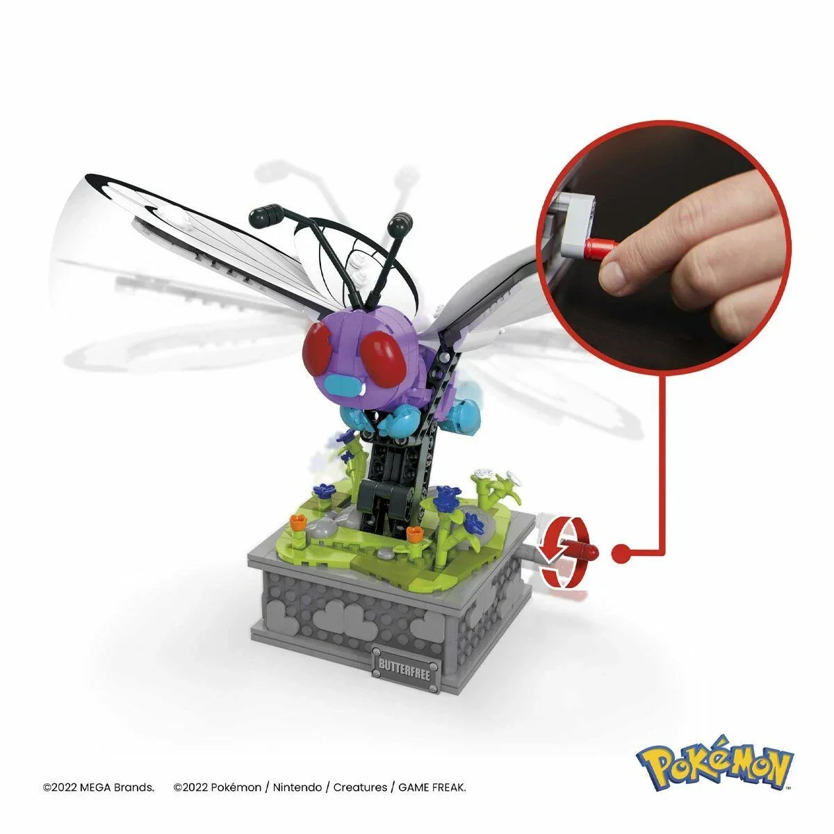 HKT22 MEGA™ Pokémon™ Motion Butterfree 582 parça +12 yaş görsel 5