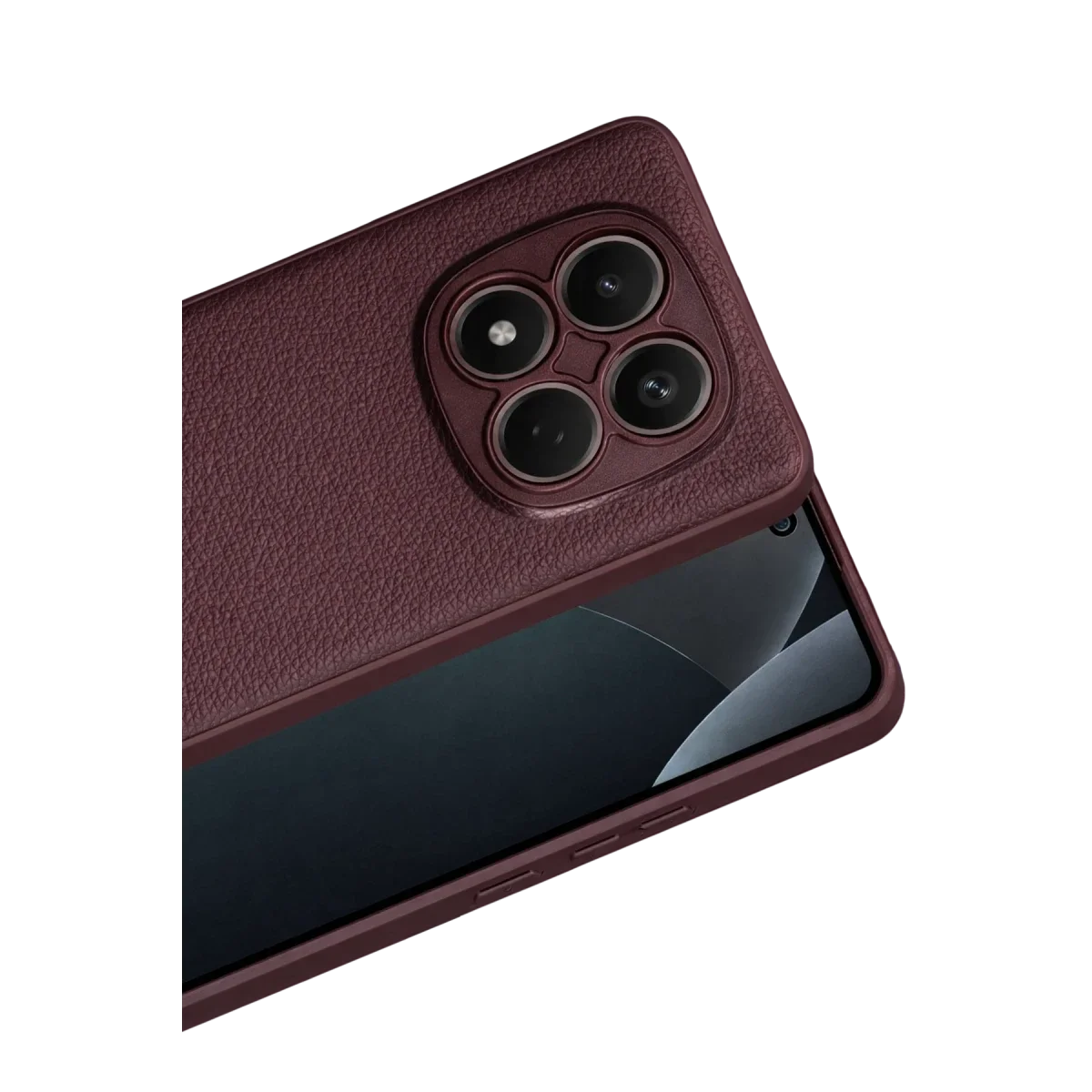 Xiaomi Redmi Note 15 4G Thermax Silikon Kılıf - Bordo görsel 2
