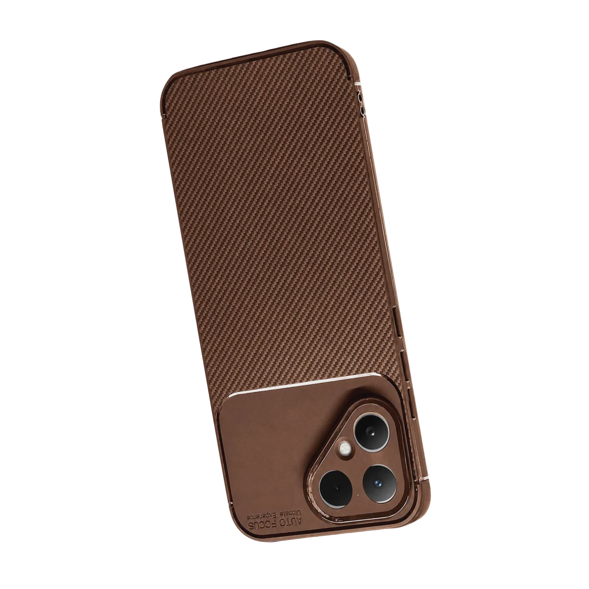 Tecno Pova Curve 2 5G Auto Focus Karbon Kapak - Kahverengi görsel 4