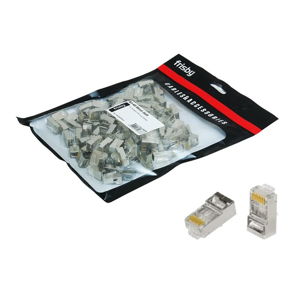 FNW-RJ4522N RJ45 Ftp CAT6 Konnektor Metal 100LÜ Paket