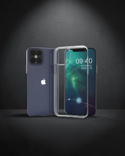 Apple İphone 12 Pro Max Kılıf Lüx Şeffaf Silikon