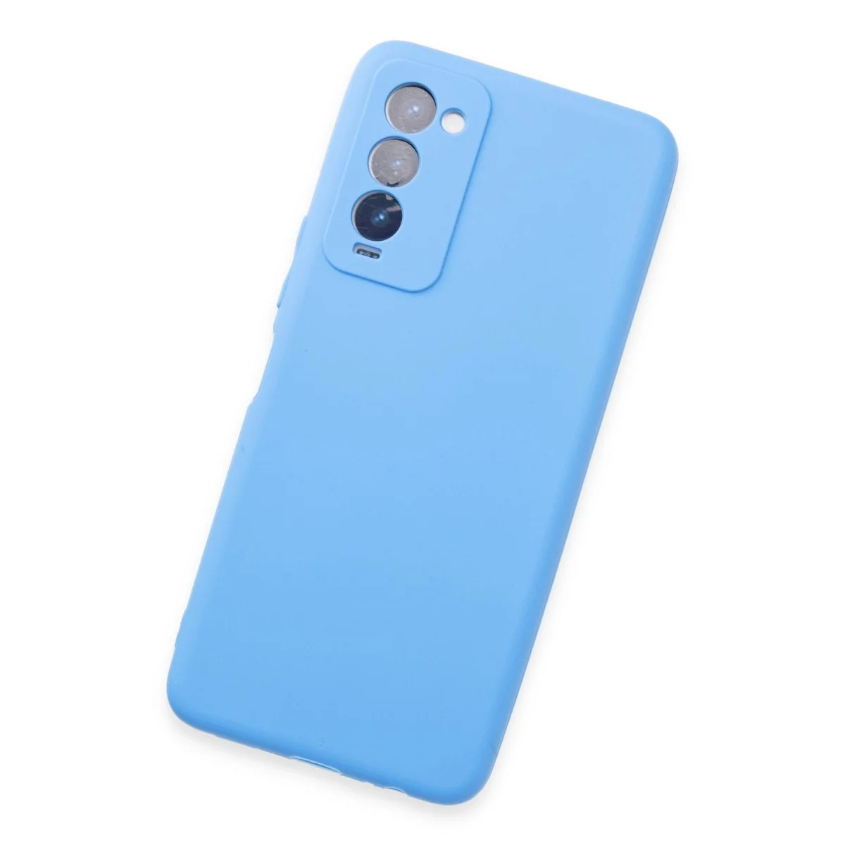 Tecno Camon 18 Kılıf First Silikon - Mavi görsel 3
