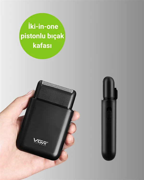 Elektrikli Tıraş Aleti – Hassas Kesim, Kolay Temizlik, Cilt Dostu görsel 5