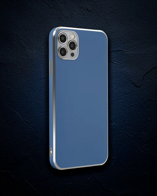 Apple İphone 11 Pro Max Kılıf Volet Silikon - Mavi