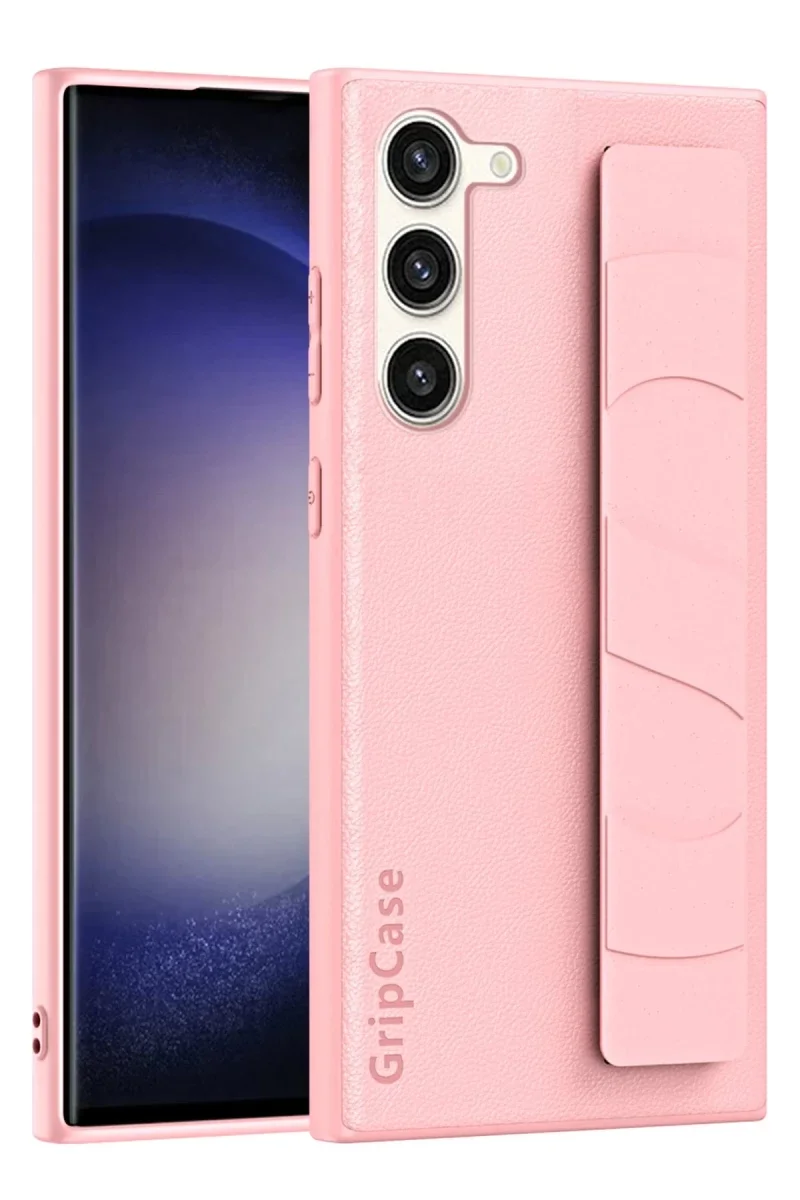 Samsung Galaxy S24 Kılıf Data Kapak - Pudra görsel 2