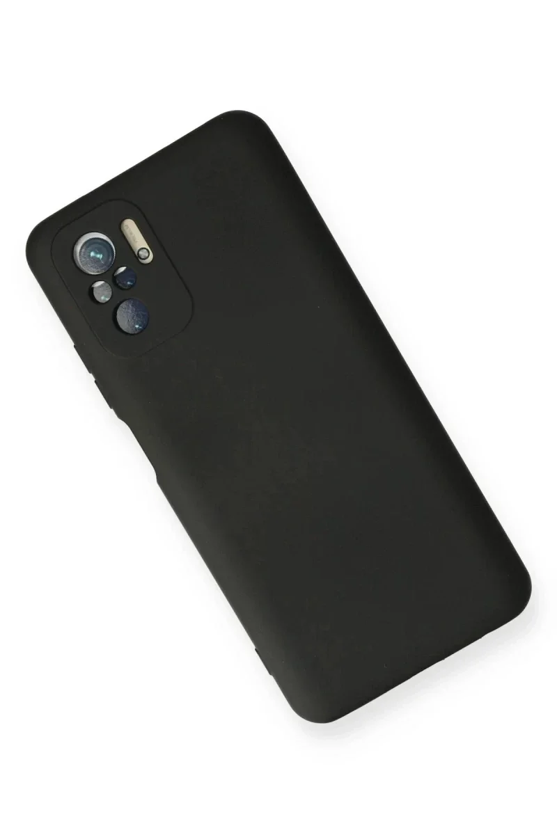 Xiao Red Note 10 Kılıf Nano içi Kadife Silikon - Siyah görsel 3