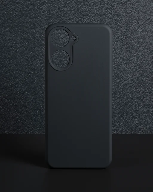 Vivo Y18 Kılıf First Silikon - Siyah