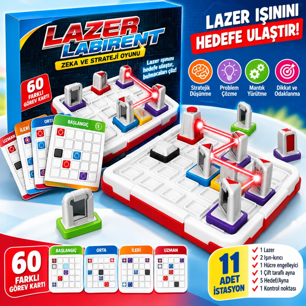 76340 Lazer Maze / +8 yaş