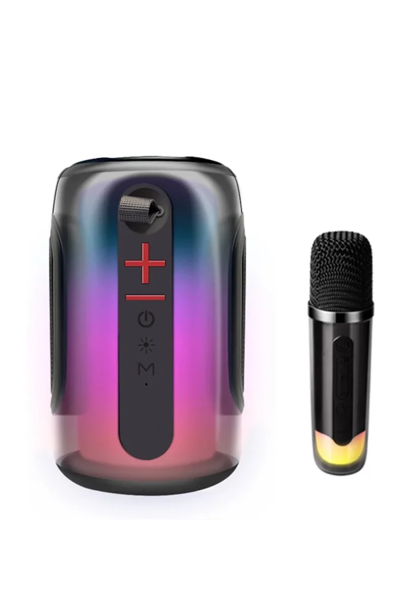 Pluse 8 RGB Kablosuz Hoparlör - Siyah görsel 2
