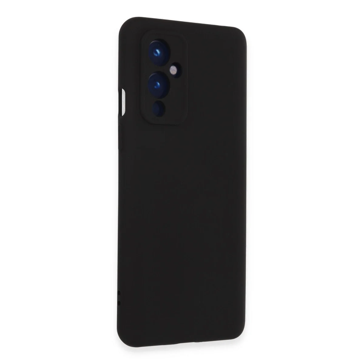 One Plus 9 Kılıf Nano İçi Kadife Silikon - Siyah görsel 2