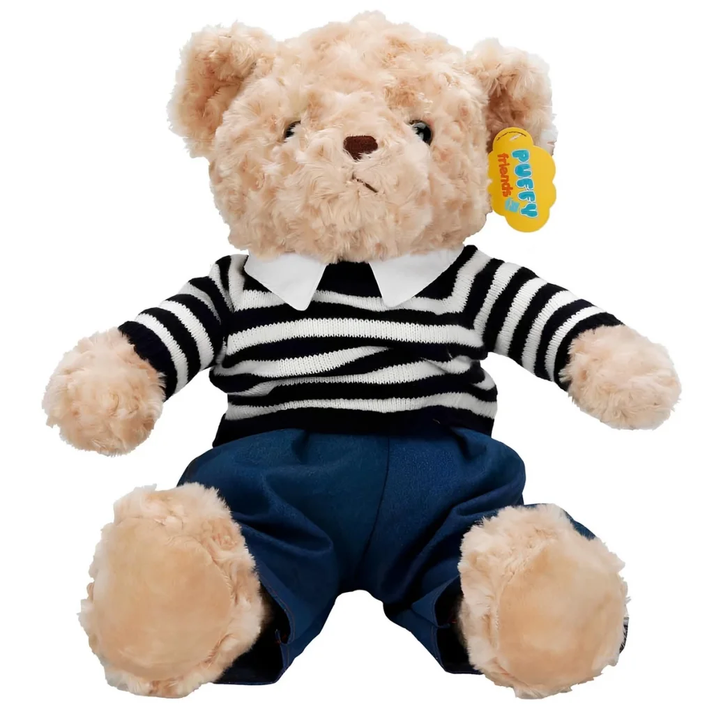 Kıyafetli Peluş Ayı Takım Elbiseli Ayı 37 cm görsel 5