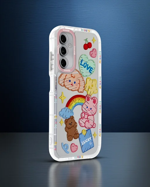 Samsung Galaxy A25 5g Kılıf Reflexion Desenli Kapak - Desen 4