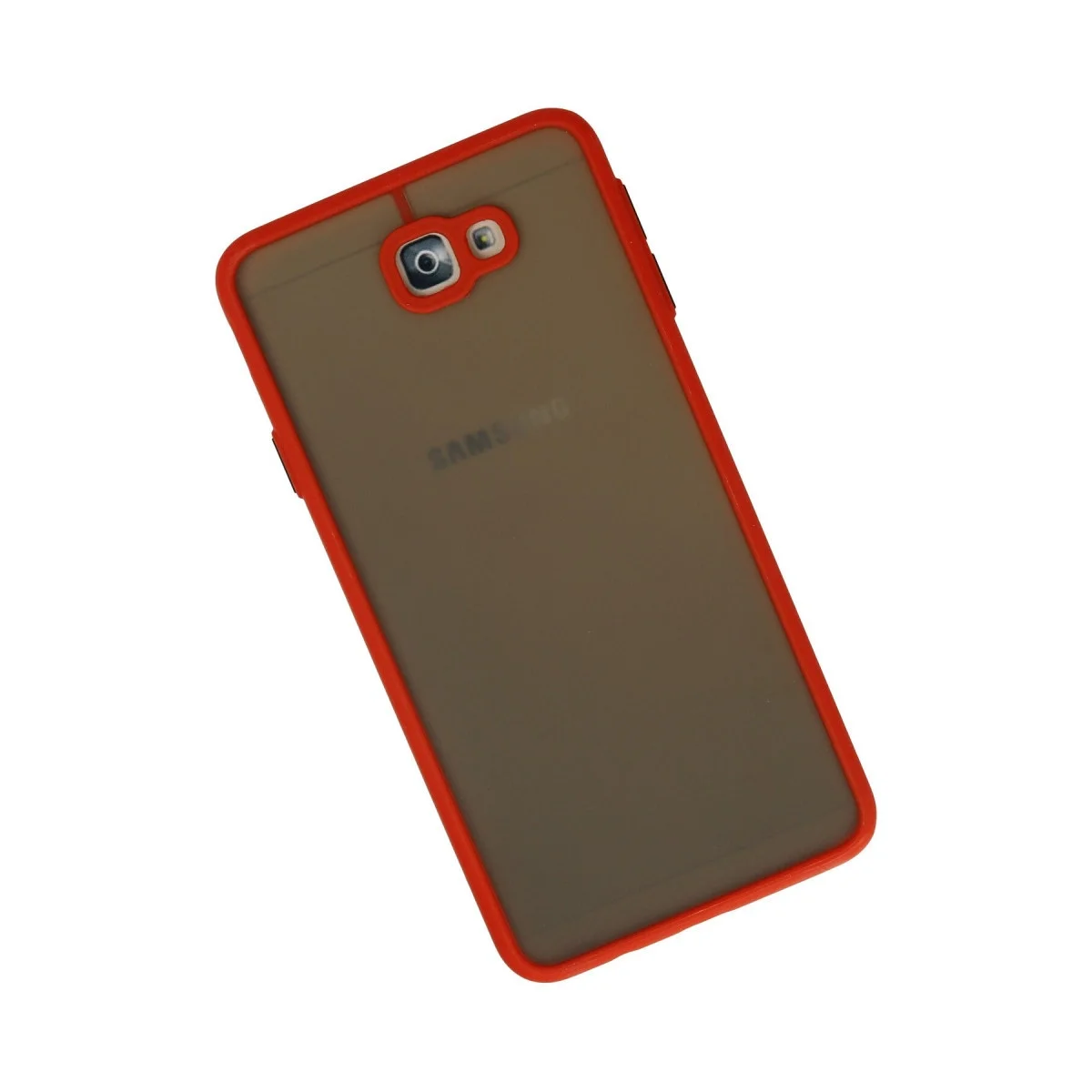 Samsung Galaxy J7 Prime Kılıf Montreal Silikon Kapak - Kırmızı görsel 2