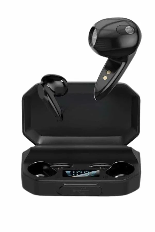 Rgb Işıklı Çift krofonlu Siyah Profesyonel Oyuncu Kulaklığı Kablosuz Kulakiçi görsel 3